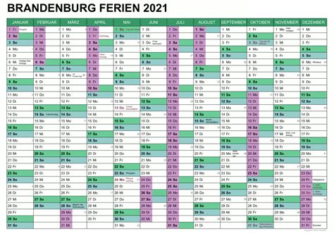 Die sommerferien 2021 in hessen sind vom 19.07. Sommerferien Brandenburg 2021 Kalender | Druckbarer 2021 ...