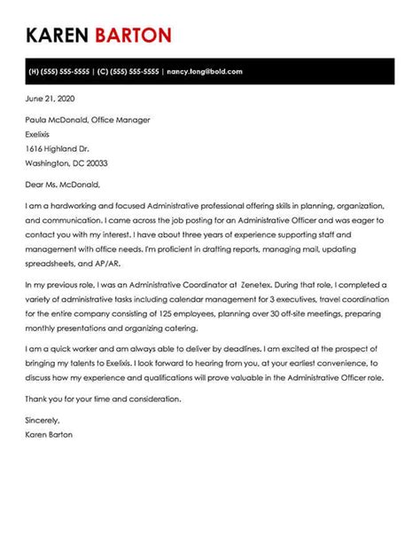 best cover letter templates for 2021 83b