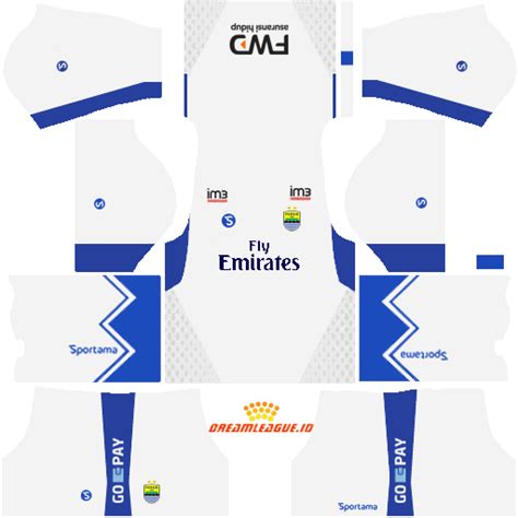 How to install kits persib 2018/2019 by sahdan for fts. Dream League Soccer Kit Fantasy : Dls kit Persib Fly Emirates