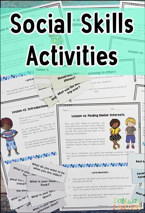 Social Skills Activities And Lessons Mega Bundle Skills Activities