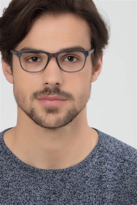 Milo Square Matte Gray Full Rim Eyeglasses Eyebuydirect Canada