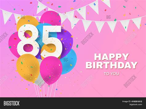 Happy 85th Birthday Image And Photo Free Trial Bigstock