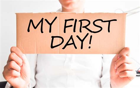 What Happens On The First Day Of A New Job Cv Template Master