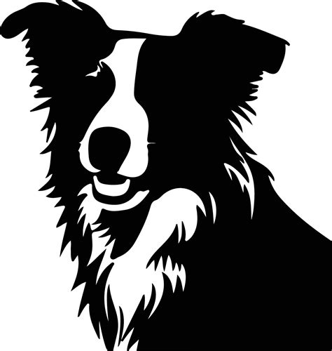 Border Collie Silhouette 38100116 Vector Art At Vecteezy