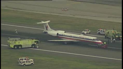 Passengers Evacuated From Plane On Runway After Emergency Landing At