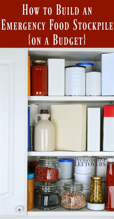 Most of these foods are commonly available and affordable, but no matter what your survival prep budget is, they are excellent choices. How to Build an Emergency Food Stockpile on a Budget