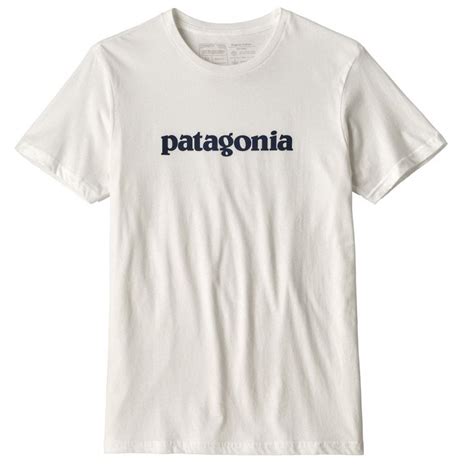 Patagonia Text Logo T Shirt Clothing Natterjacks