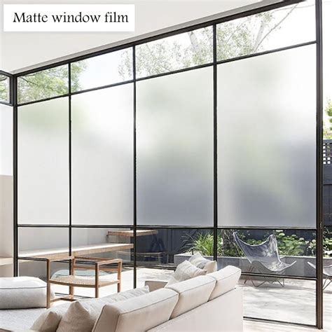 Hohofilm White Matte Window Film Glass Sticker Privacy House Window