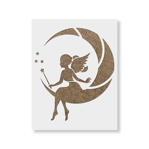 Cutting edge stencils offers the highest quality decorative stencils for today's diy enthusiast. Amazon.com: Fairy Moon Stencil Template for Walls and Crafts - Reusable Stencils for Painting in ...