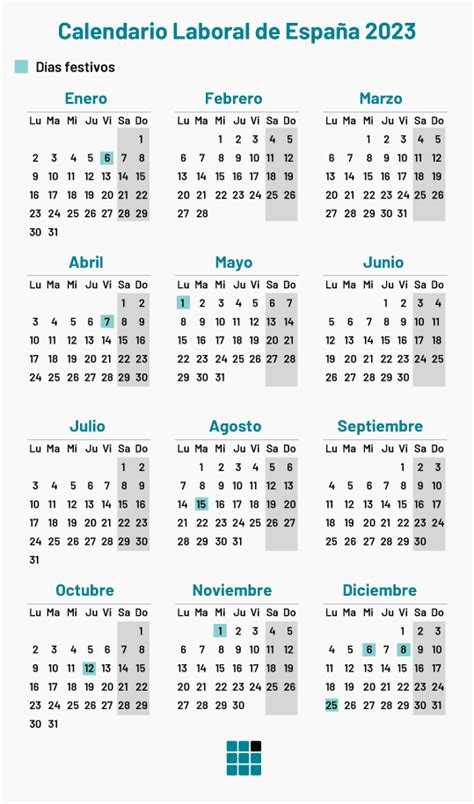 Calendario Laboral 2023 qué días son festivos en España