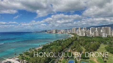 Honolulu By Drone 2016 Beautiful Aerial Views ほのぅぅビューdろね Youtube