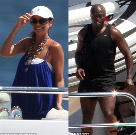 Kiss For His Rose As Seal And Erica Packer Get Cosy