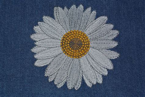 Daisy Free Embroidery Design Flowers Machine Embroidery Community