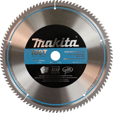 Makita 12 In X 1 In 100 Teeth Micro Polished Miter Saw Blade A 93734