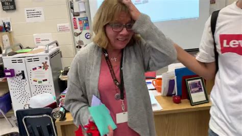 Teacher Gets Surprised By Class Full Of Students Very Emotional