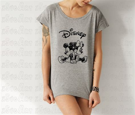 Mickey Y Minnie Mouse Sentado Svg File Mickey Y Minnie Mouse Diseño De