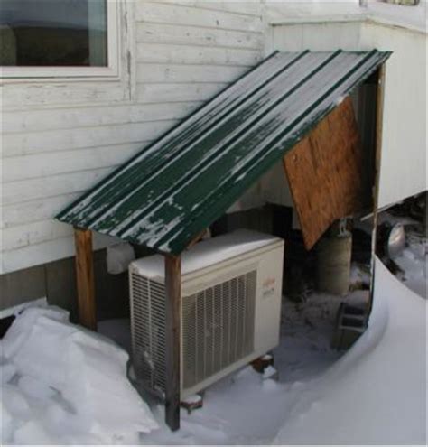 Why you might want a top cover. 7 Tips to Get More from Mini-Split Heat Pumps in Colder ...