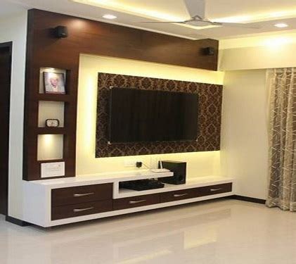 The master bedroom surely deserves a statement. +55 Modern TV wall units for living rooms - Wooden TV ...