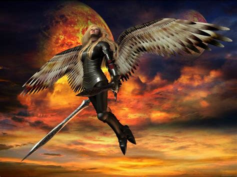 Angel Warrior Full Hd Wallpaper And Background Image 1920x1440 Id