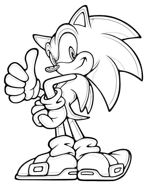 Dibujos Para Colorear Sonic