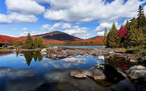 Bald Mountain Fall Reflection Photograph By Tim Kirchoff Fine Art America