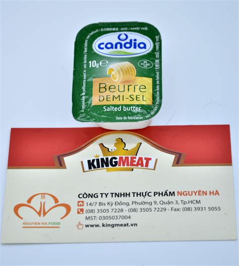 BƠ MẶn Candia 10g Candia 82unsalted Butter 10g Cup Vsf Nguyên Hà
