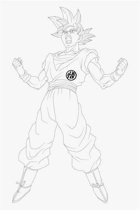 Goku Super Saiyan God Blue Coloring Pages