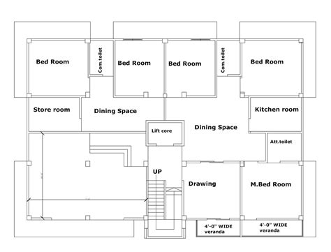 3500 Sq Ft Building Floor Map 4 Units First Floor Plan House Plans And