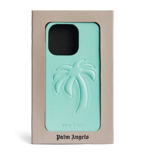 Mens Palm Angels Blue Palm Beach Iphone 14 Pro Case Harrods Uk