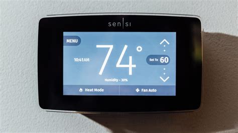 Sensis Smart Touchscreen Thermostat Does The Hard Work For You Cnet