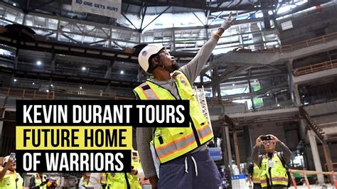 Kevin Durant Tours Future Home Of The Warriors Youtube