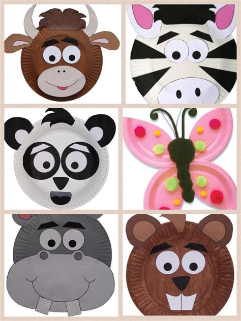 Pin By Kory Wakefield On Pyssel Paper Plate Crafts For Kids Animal