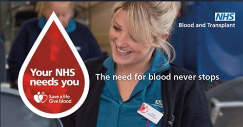 Give Blood Giving Blood And Platelets Is Essential To The Nhs And