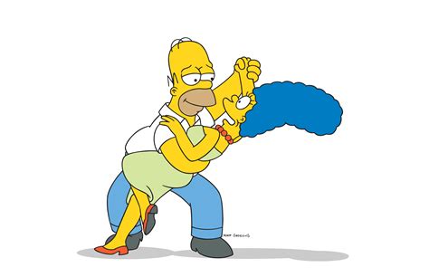 Homero Y Marge Enamorados Para Dibujar Master Deformacion