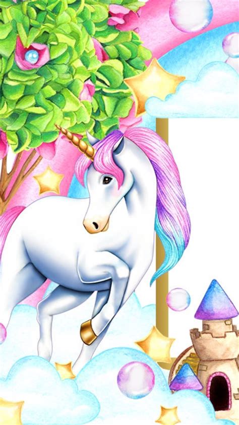 Unicorn Cartoon Wallpapers Wallpaper Cave