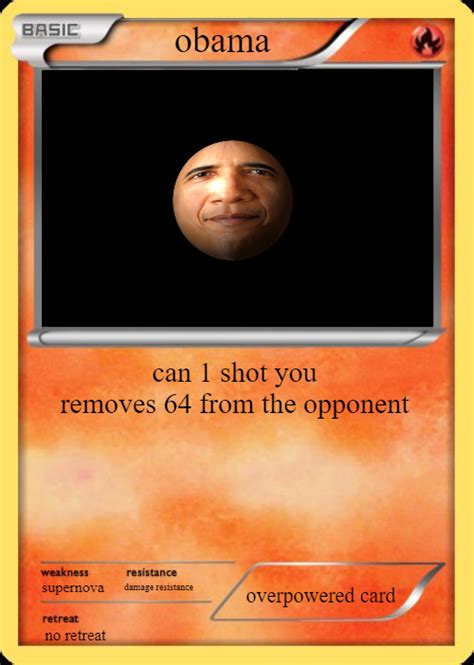 Obama Card Blank Template Imgflip