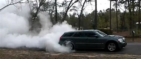 Eventually, you may feel like you have nothing more to give. Tire Shredding Tuesday: Dodge Magnum RT Burns Tires and ...
