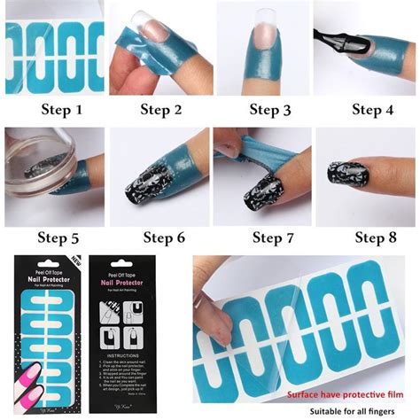 Bluezoo 10pcs Nail Stamping Plates1pc 24slots Nail Art Stamp Plate