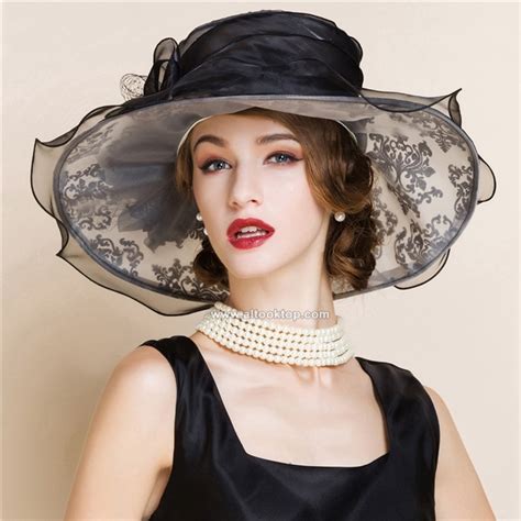Vintage Kentucky Derby Hats For Tea Party Dresses Church Hats For Black