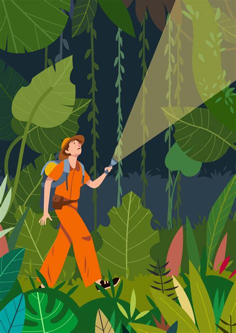 Jungle Explorers Vector Illustration 242539 - Download Free Vectors, Clipart Graphics & Vector Art