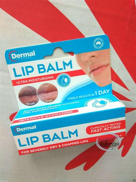 Dermal Therapy Lip Balm Ultra Moisturising 10g For Severely Dry