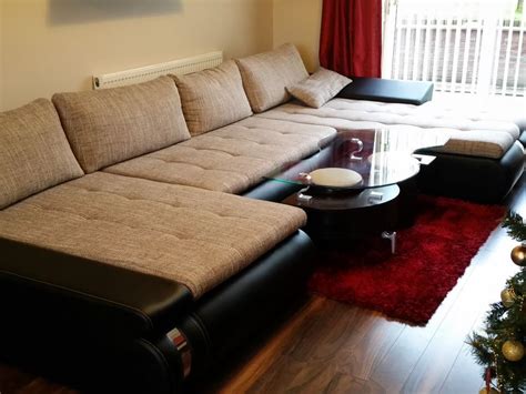 Beautiful Sofa Bed U Shape Massive Corner Sofa Huge In Barrhead