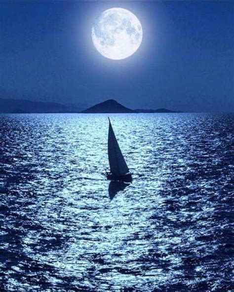 Yachtmasters Beautiful Moon Moonlight Shoot The Moon