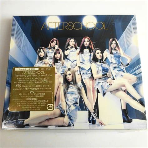 Afterschool Rambling Girls Because Of You Japan Cd Dvd Type A D73 For
