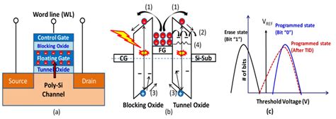 A Schematic Diagram Of A Floating Gate Flash Memory Cell B Energy