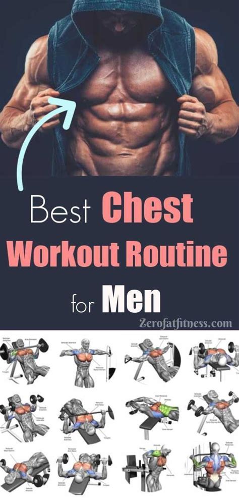 Chest Workout Routine For Men Best 11 Workouts For Ripped Bigger Chest Chest Workout Chest