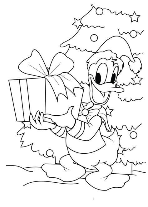 Cool Baby Donald Duck Coloring Page Christmas Colorin