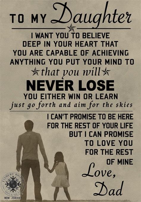 Most of the fathers are strict and over protective especially to their daughters. To My Daughter | Daughter quotes, Dad quotes, Wisdom quotes