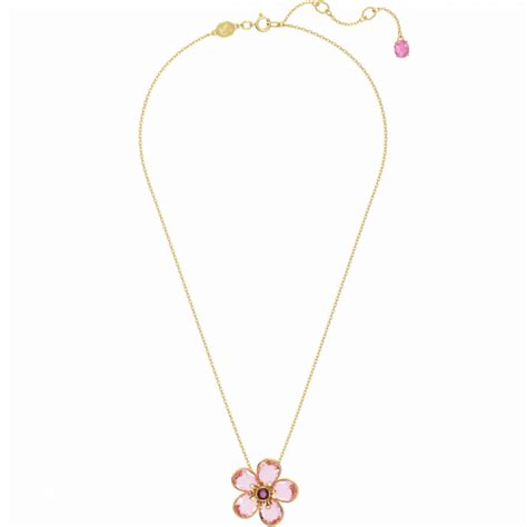 Swarovski Florere Halskette Blume Klein Rosa Gold 5657875 Helen