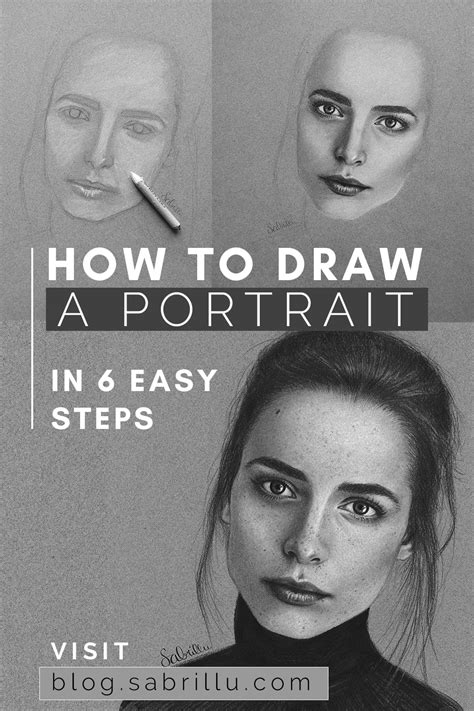 How To Draw A Portrait Video Tutorial Illustration And Drawing Blog